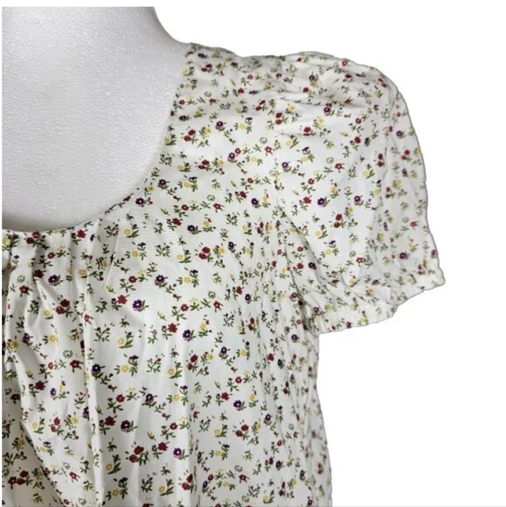 NWT Italian Fiorucci Floral Sheath Dress w/pockets Sz L - $350 MSRP!🌸 - Picture 3 of 5